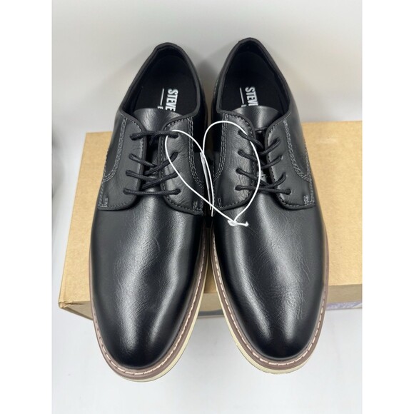 NEW Steve Madden P-Jansen Oxford Black Casual Lace Up Shoes, Men\'s Size 10 main image 13